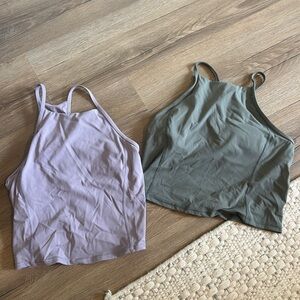 Halara cropped athletic top duo